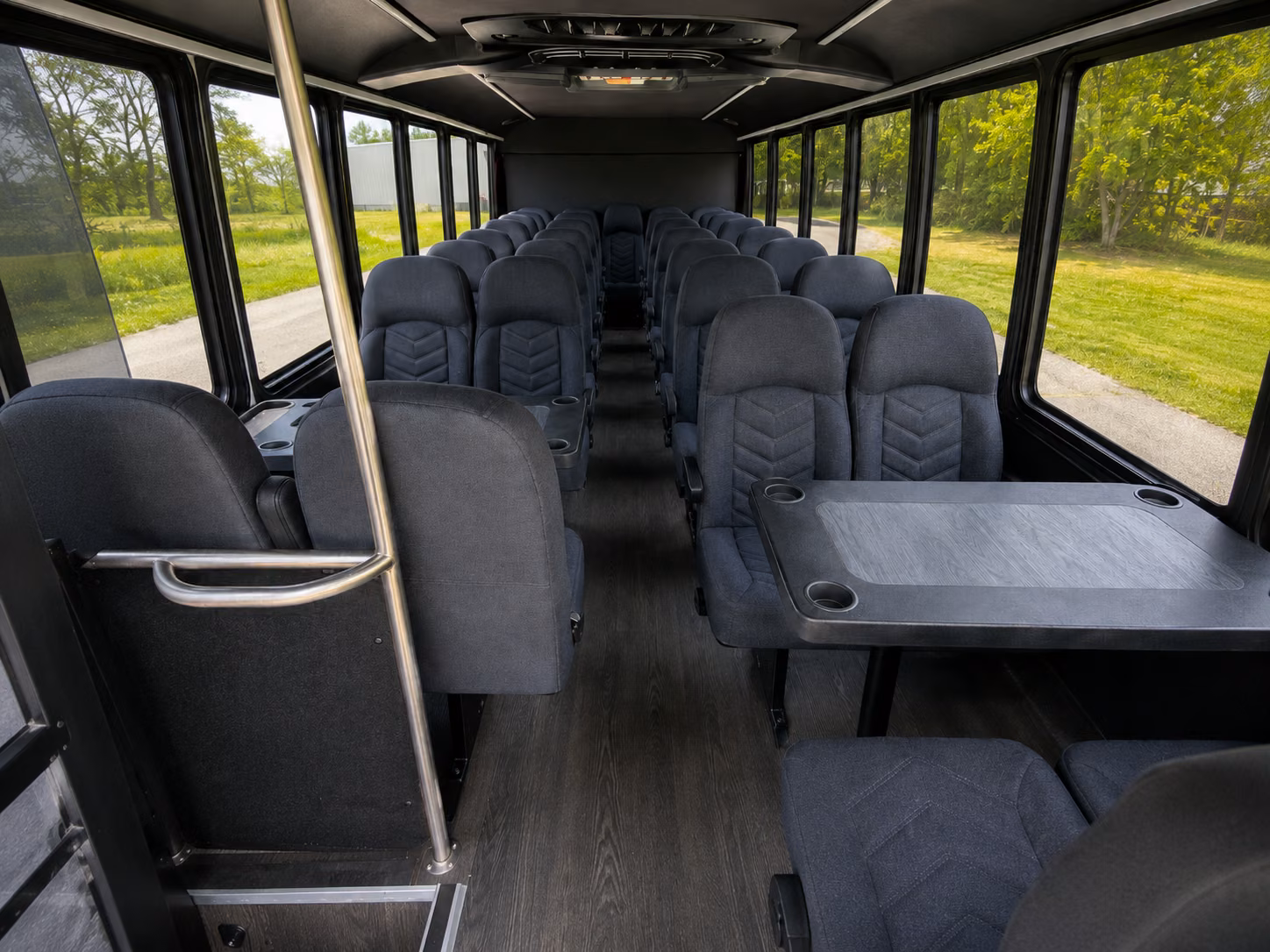 montgomery 15 passenger minibus inside