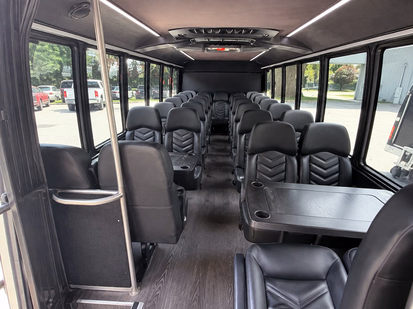 montgomery 18 passenger minibus interior