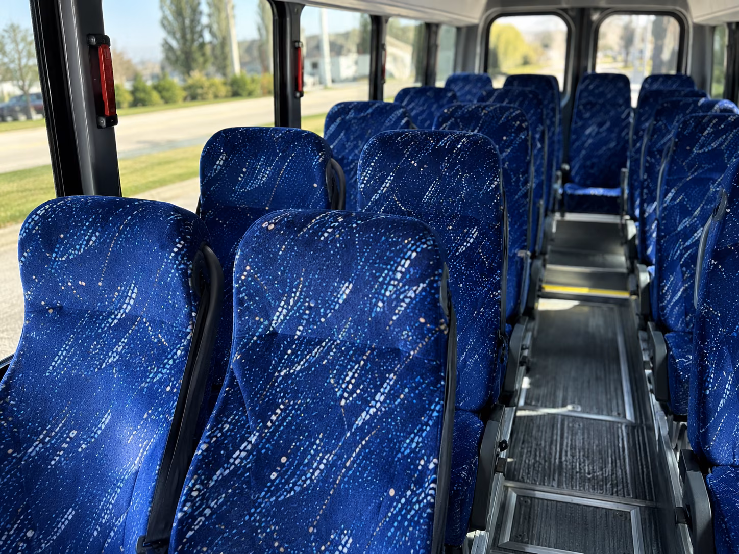 montgomery 20 passenger minibus inside