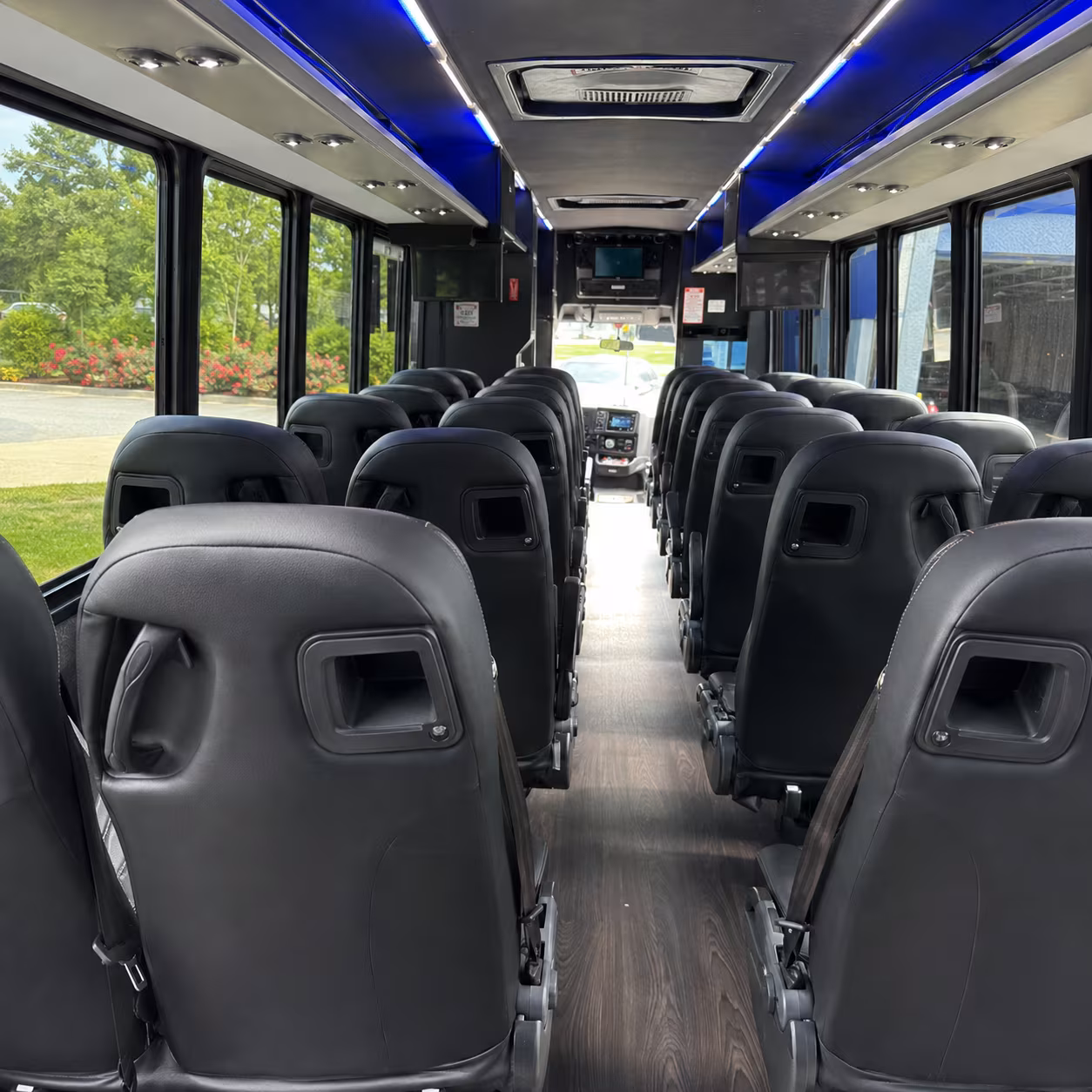 montgomery 30 passenger minibus inside