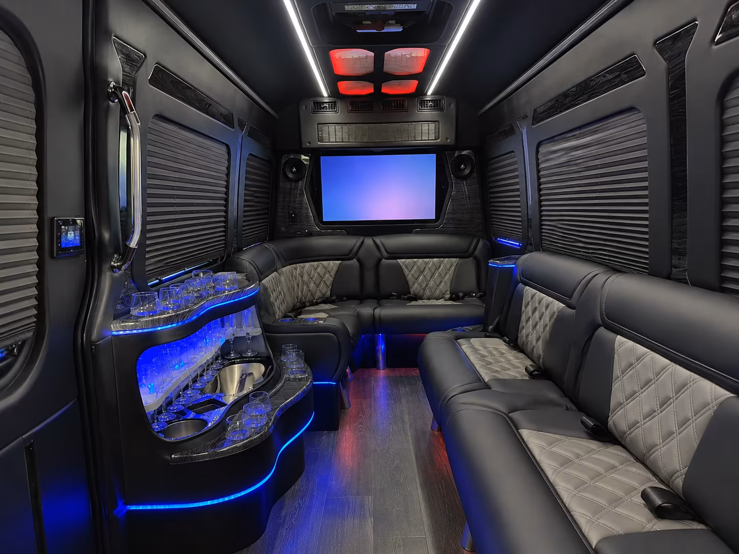 montgomery concert transportation onboard seating