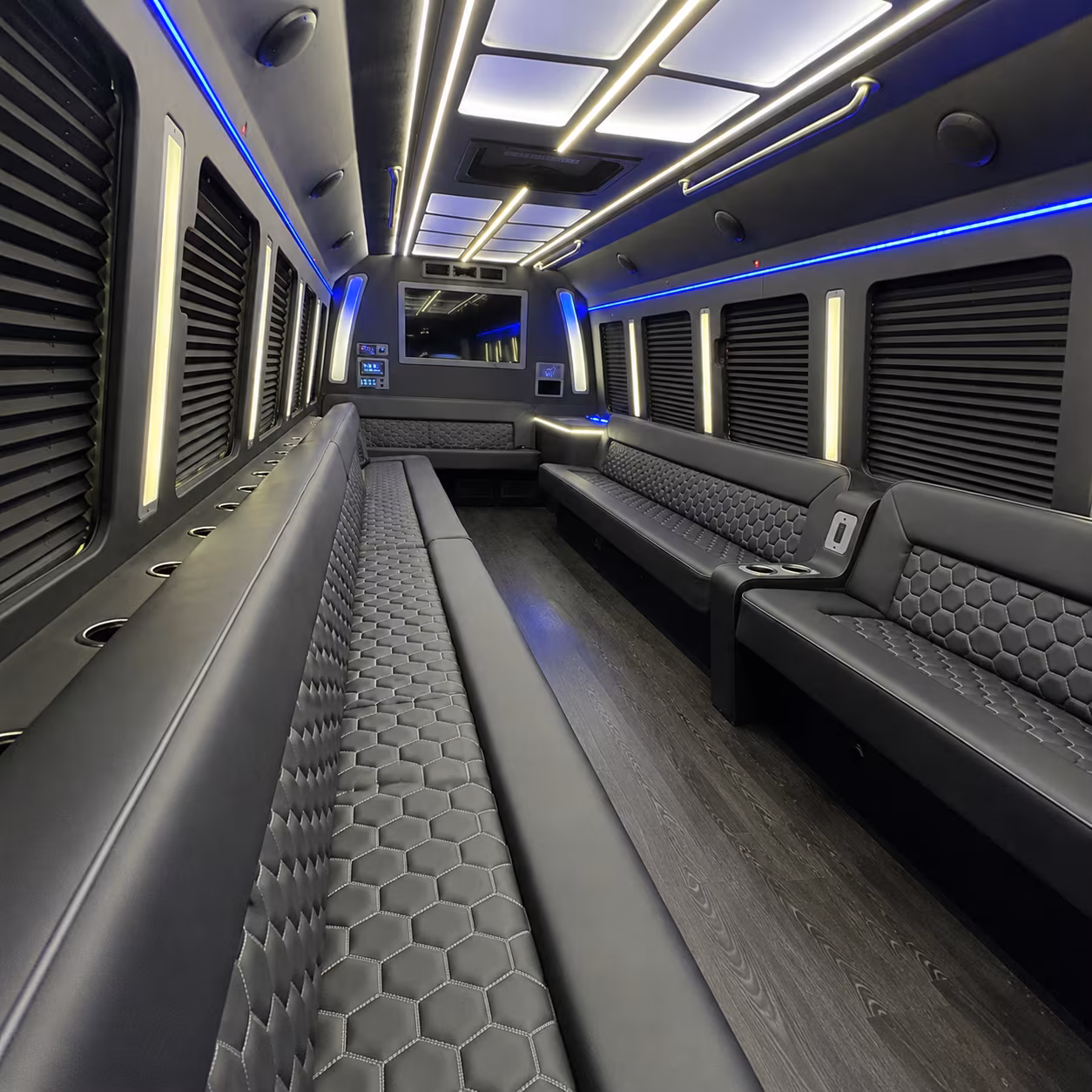 montgomery holiday party bus rental