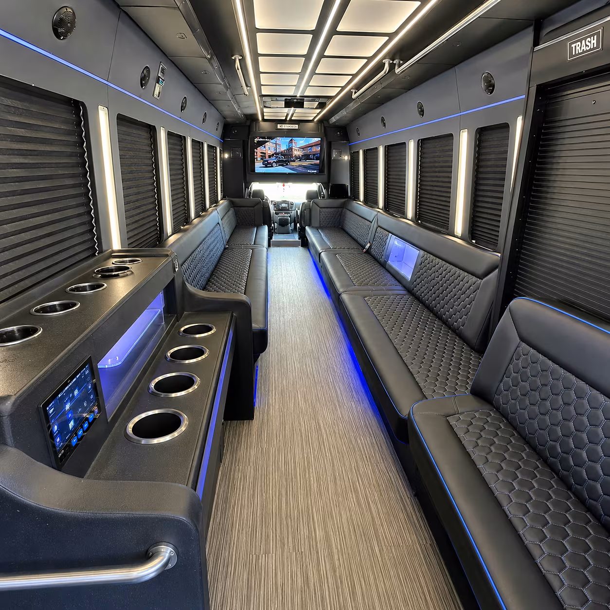 montgomery party bus rentals inside