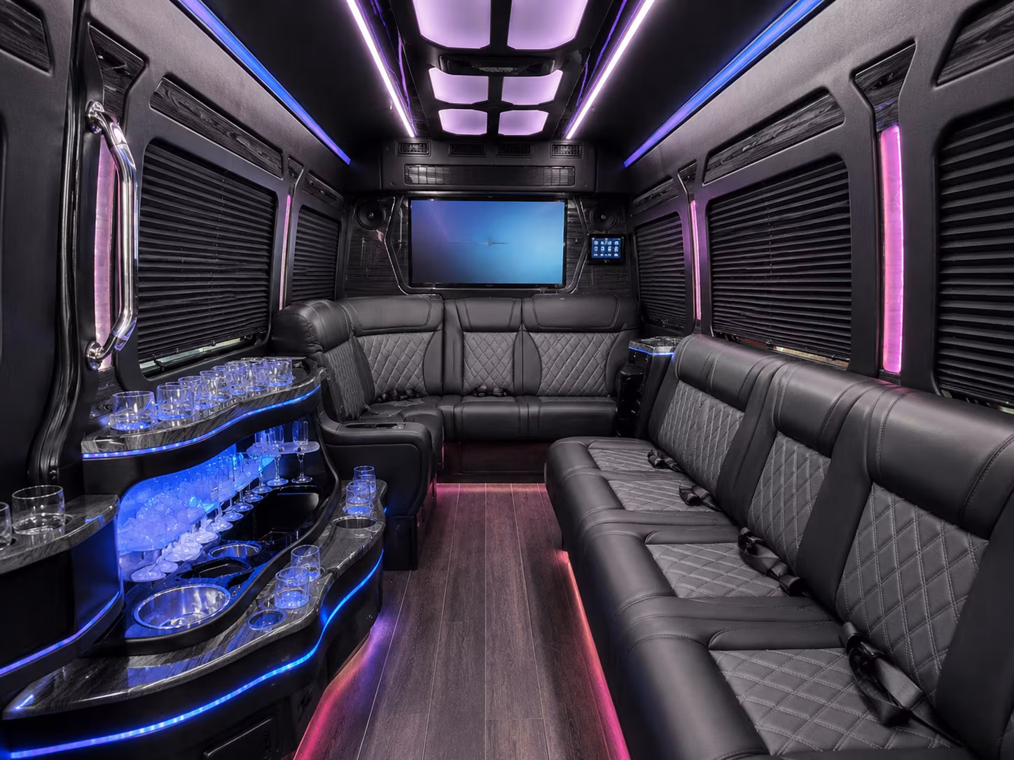 montgomery sprinter limousine inside