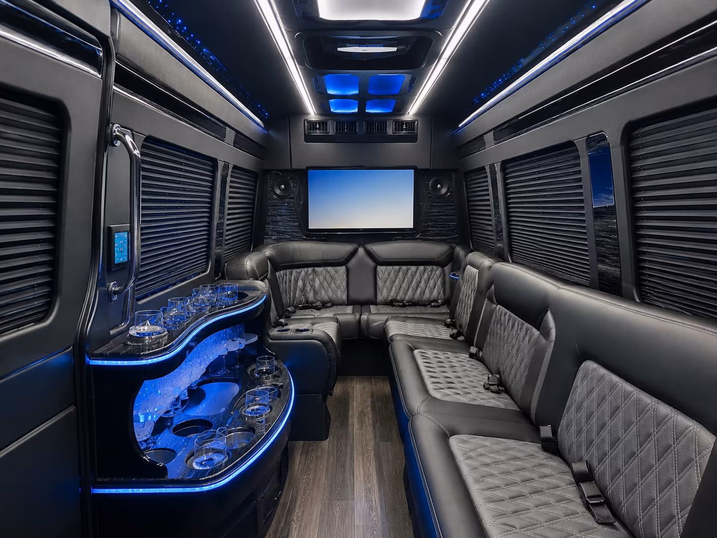 montgomery sprinter limousine interior