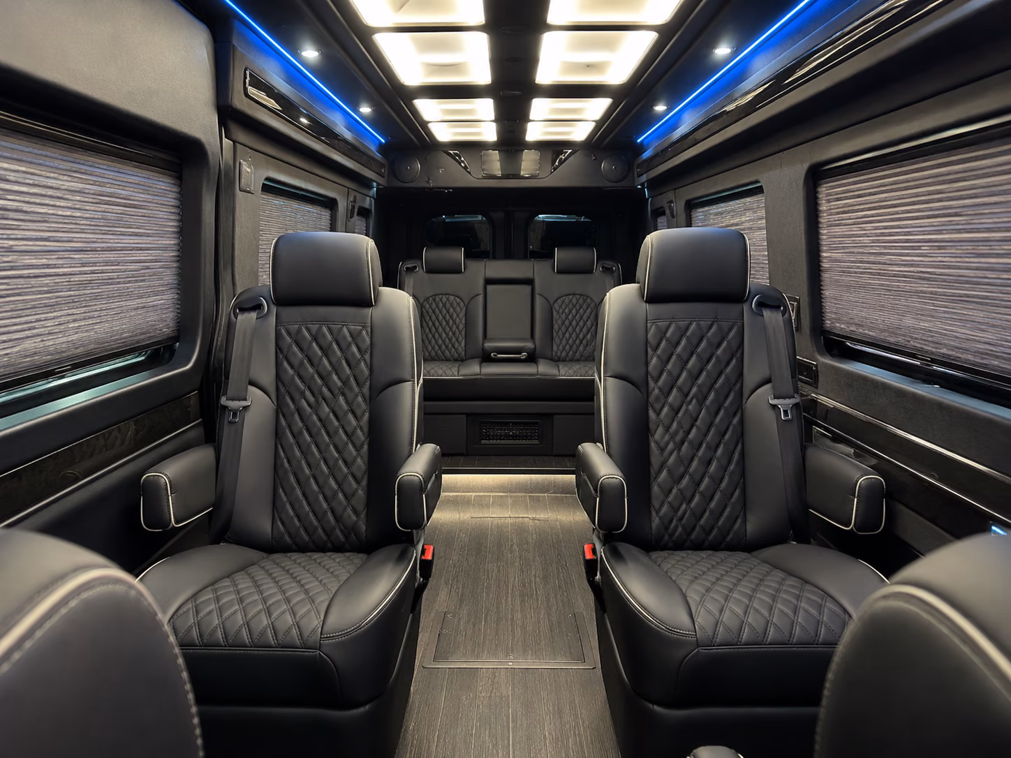 montgomery sprinter van with driver inside