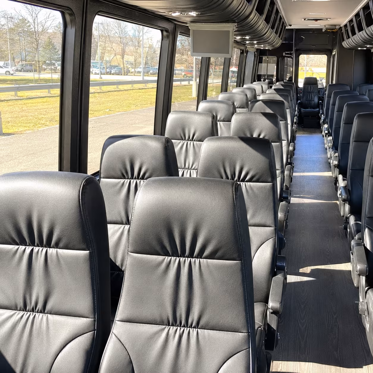 montgomery wedding transportation onboard seating